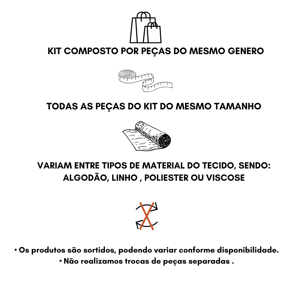 Kit bebê Combinado Exclusivo Unissex 4 peças + 1 Brinde