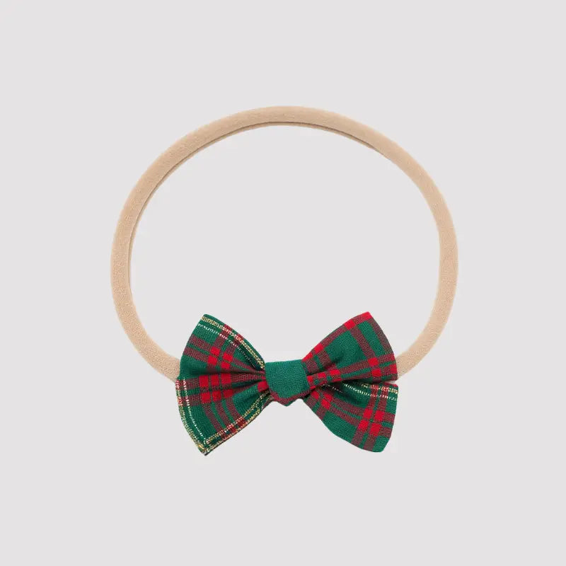 Laço Algodão Bebê Natal Vintage