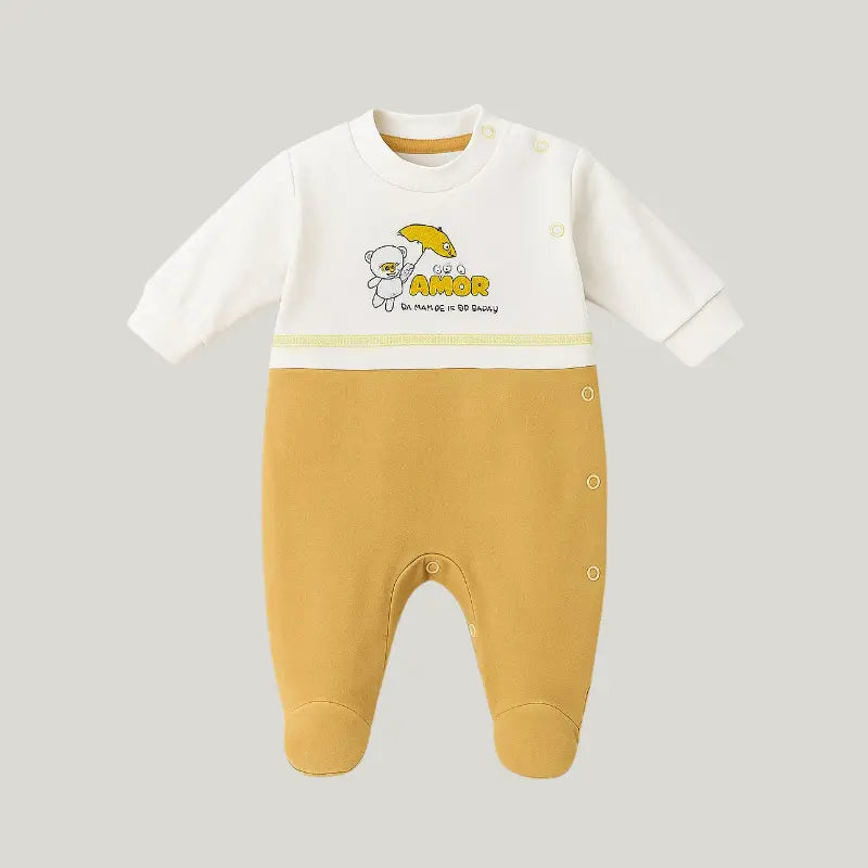 Macacão Amor Da Mamãe Yellow