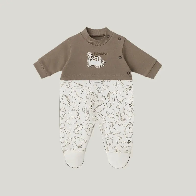 Macacao Dino Brow Algodao