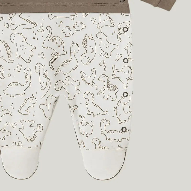 Macacao Dino Brow Algodao