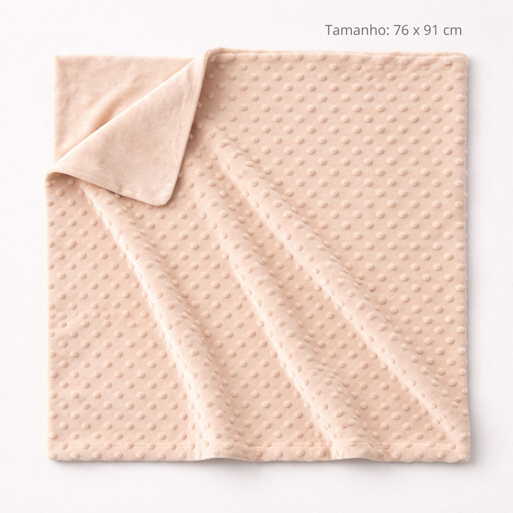 Manta para bebê Bege