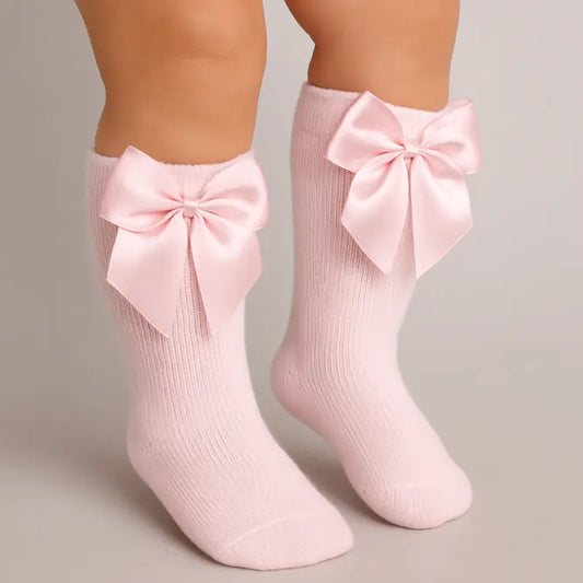 Meia Bebe Rosa Laco