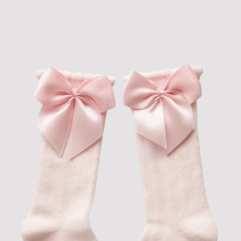 Meia Bebe Rosa Laco