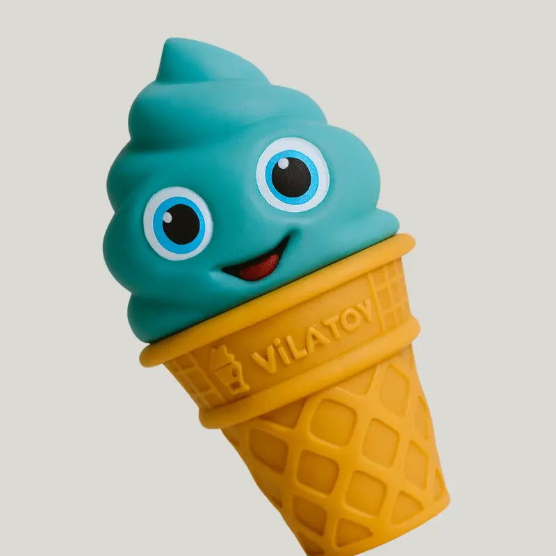 Mordedor Chocalho Sorvete Alivio Denticao