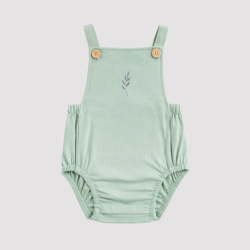 Romper Bebe Algodao Ramo Green