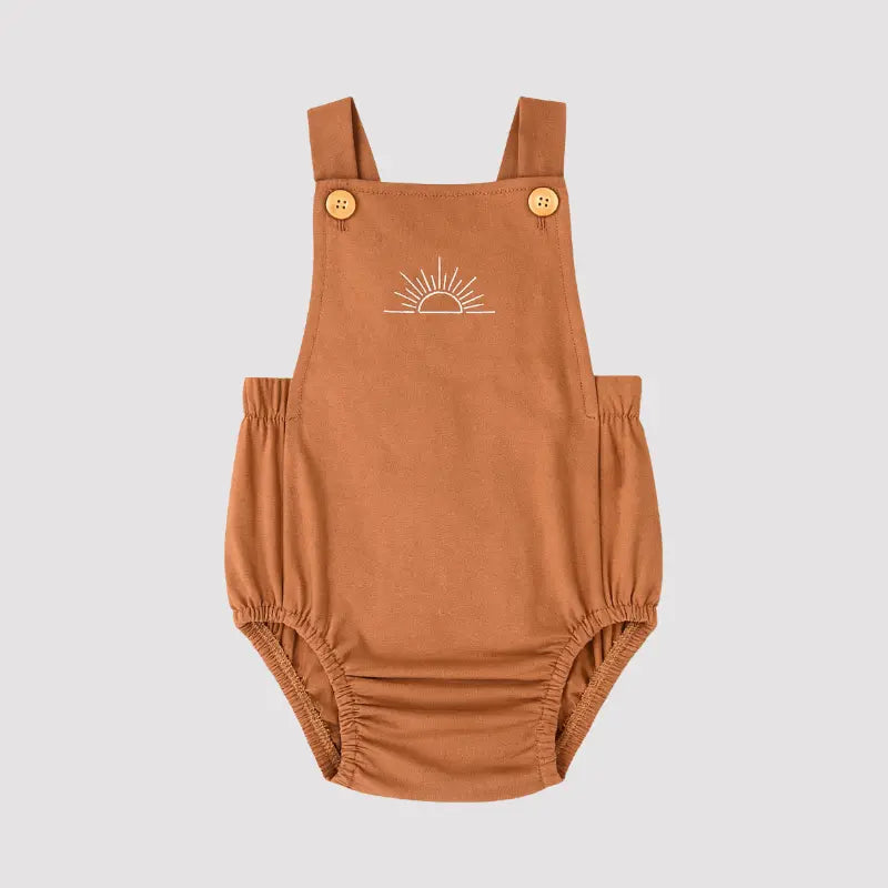 Romper Bebe Algodao Summer Mocha