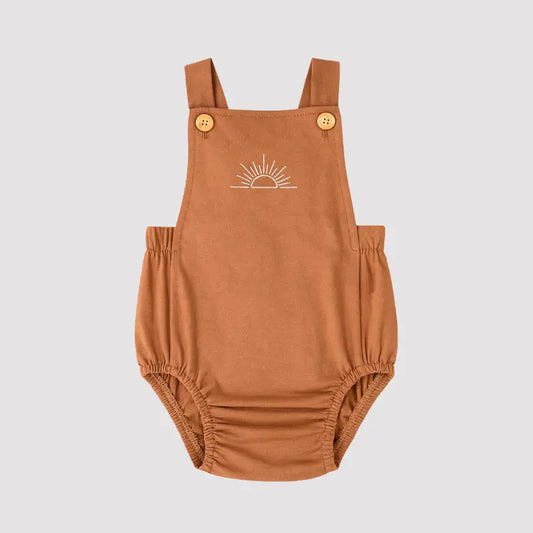 Romper Bebe Algodao Summer Mocha