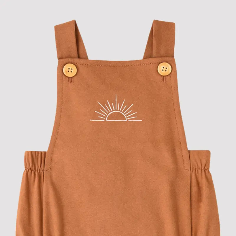 Romper Bebe Algodao Summer Mocha