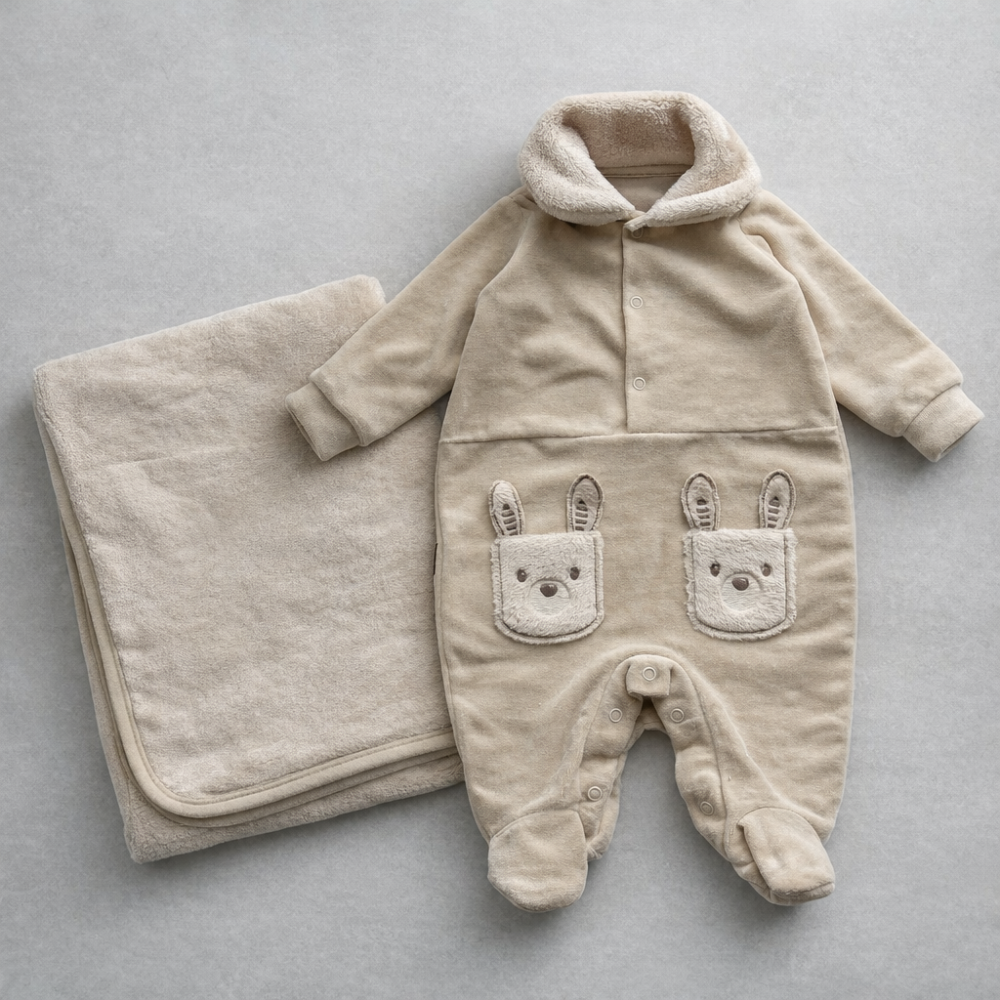 Saída Apeluciada Bebê Inverno