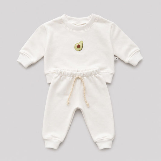 Conjunto Bebê Moletom Comfy Abacate