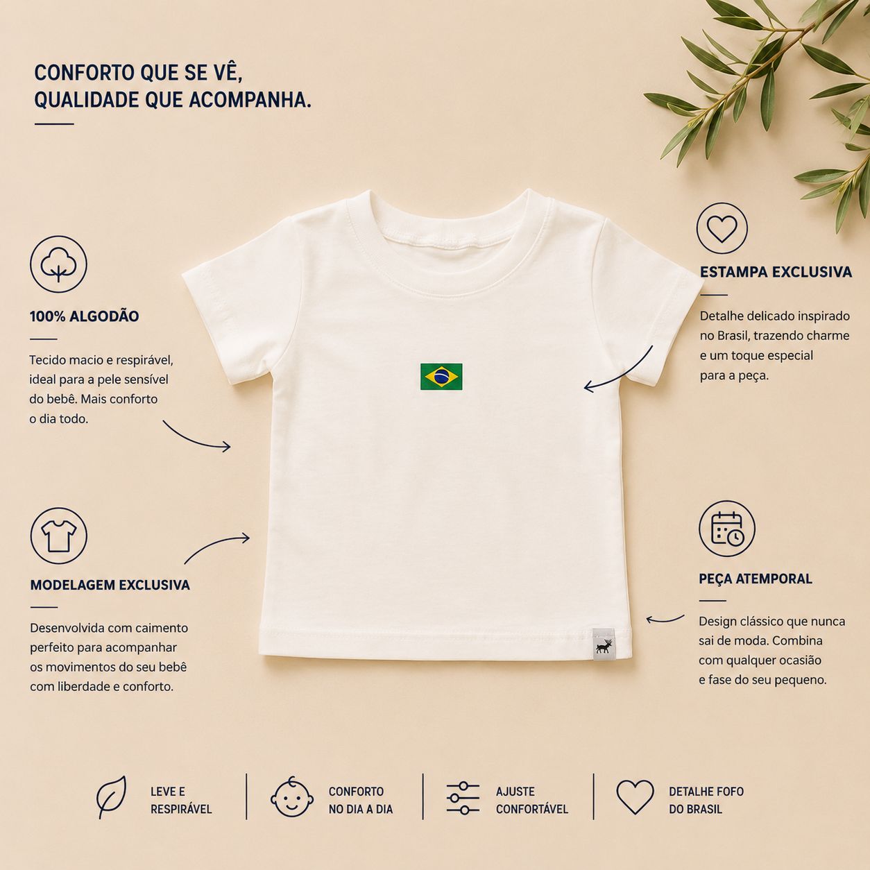 Camisa Brasileirinho Minimal