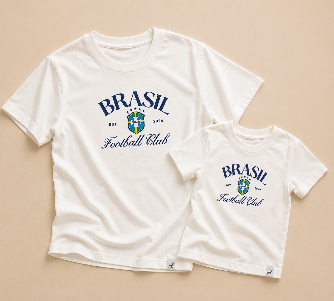 Kit Pai e Filho 2 Camisas Brasileirinho Football Club