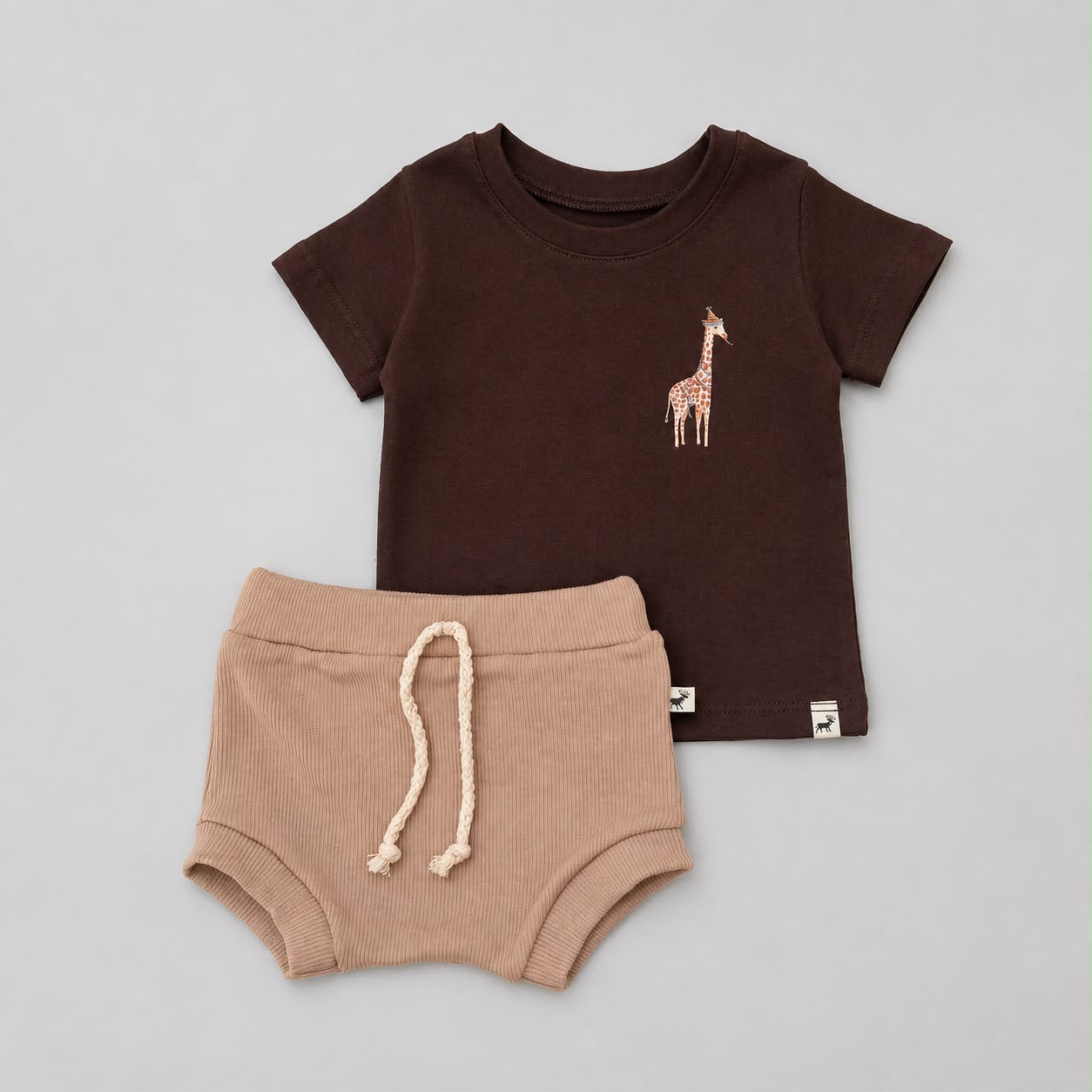 Conjunto bebê Safari Girafinha