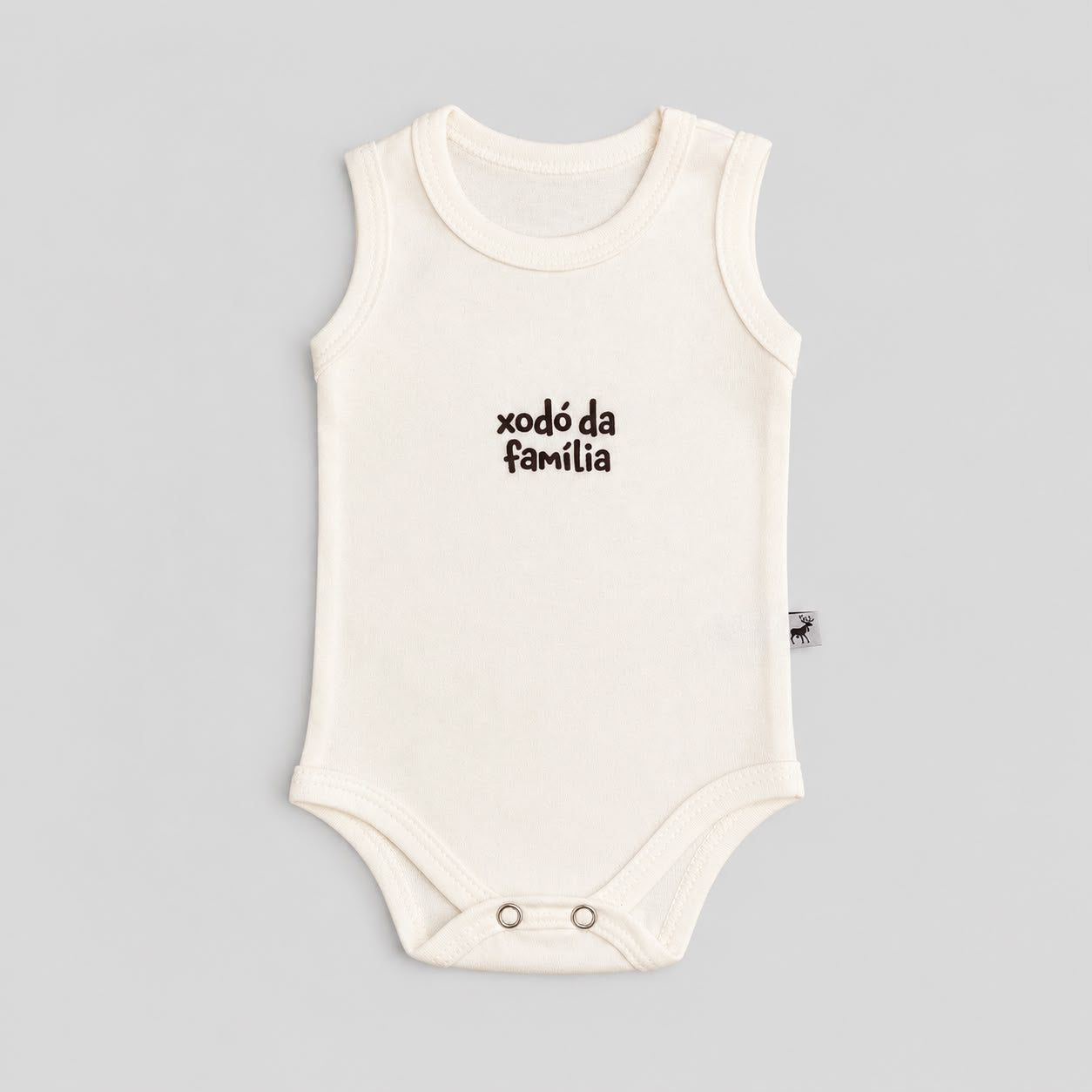 Body Regata Algodão Xodo da Familia Off White