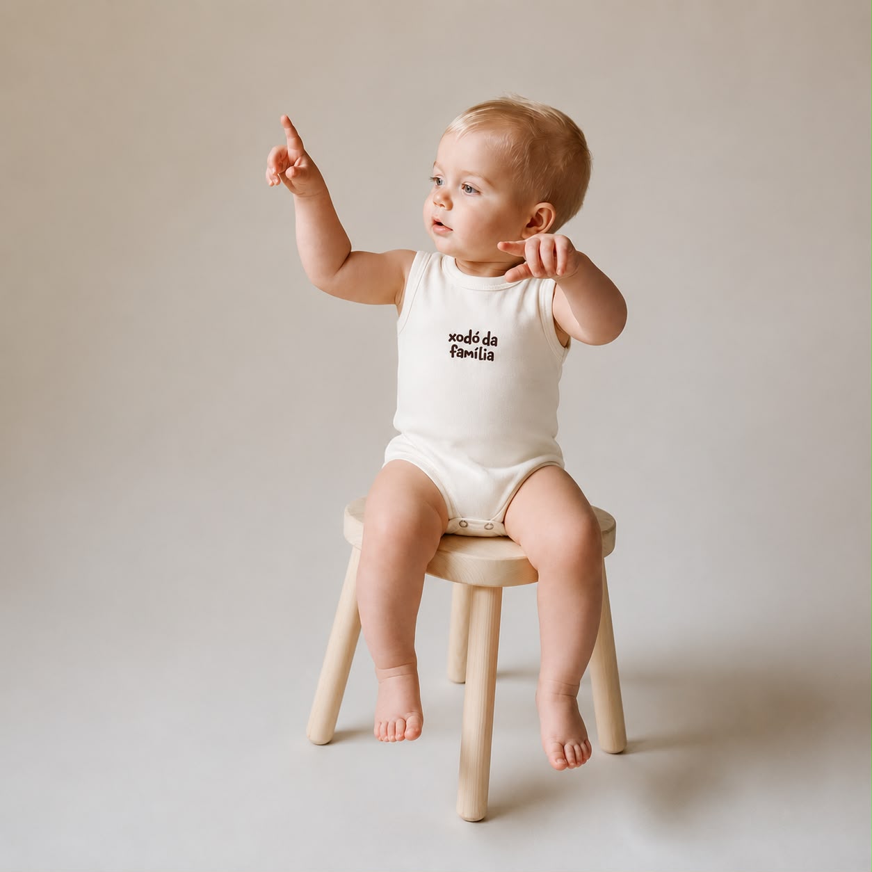 Body Regata Algodão Xodo da Familia Off White