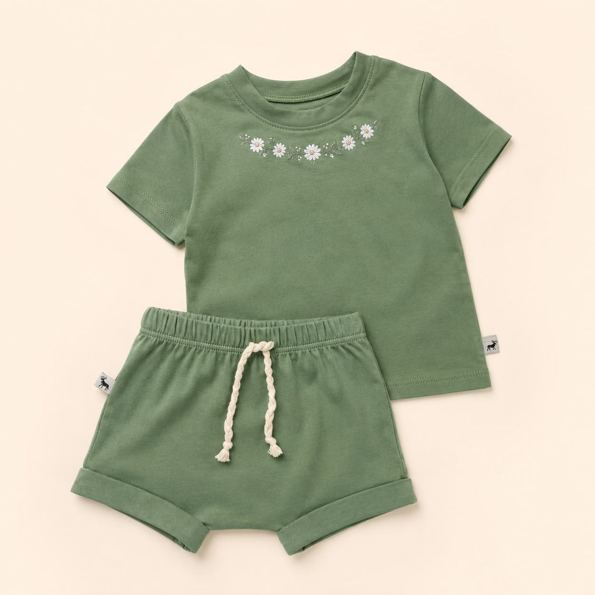 Conjunto Bebê Confort Floral Green