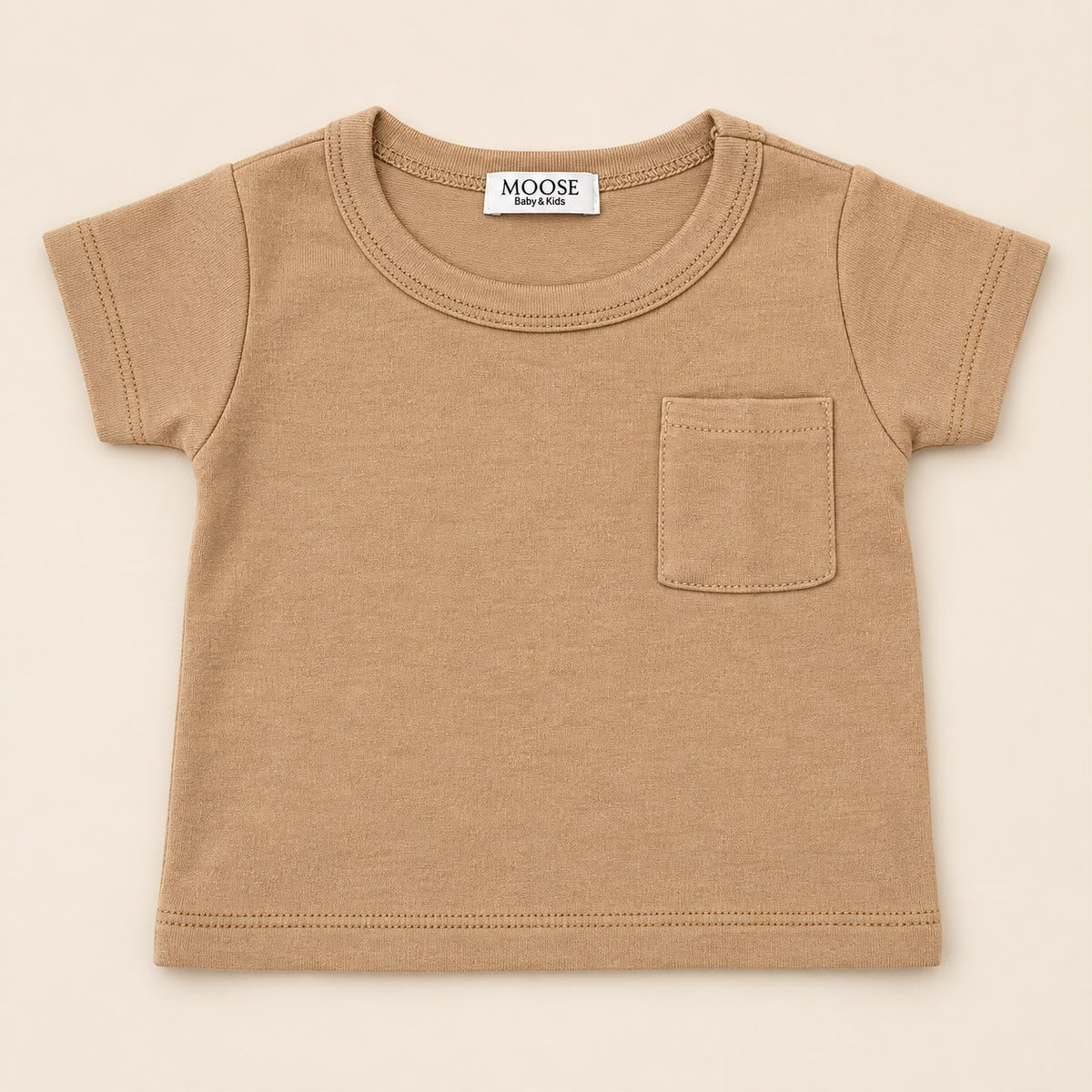 Blusa Bebe Algodão Caramelo