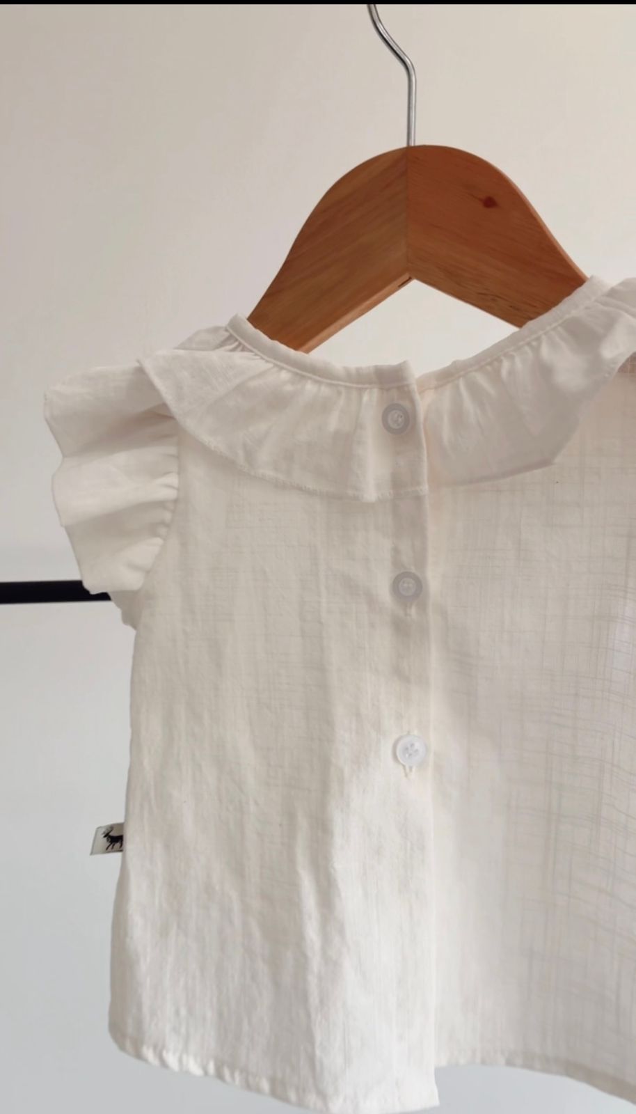 Little White Baby Girl Shirt