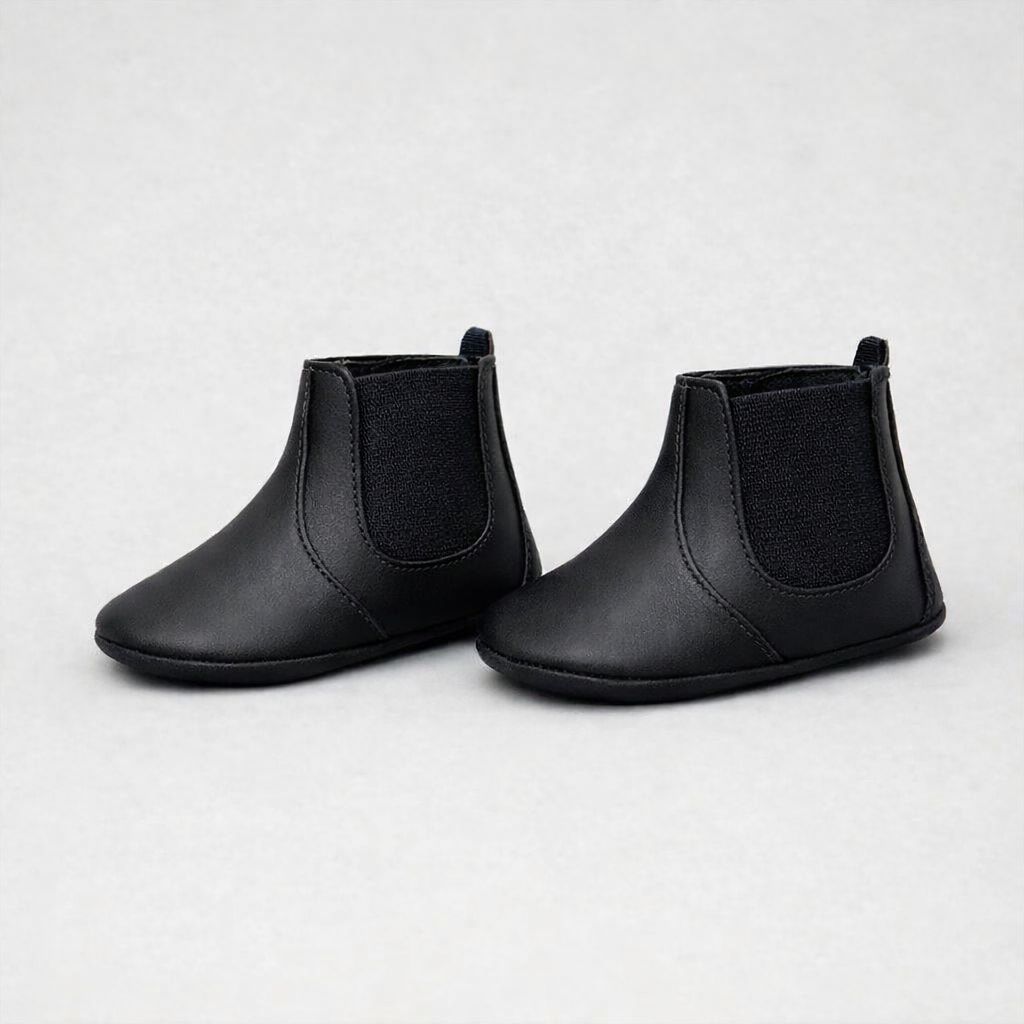 Bota Bebê Vintage Unissex Black