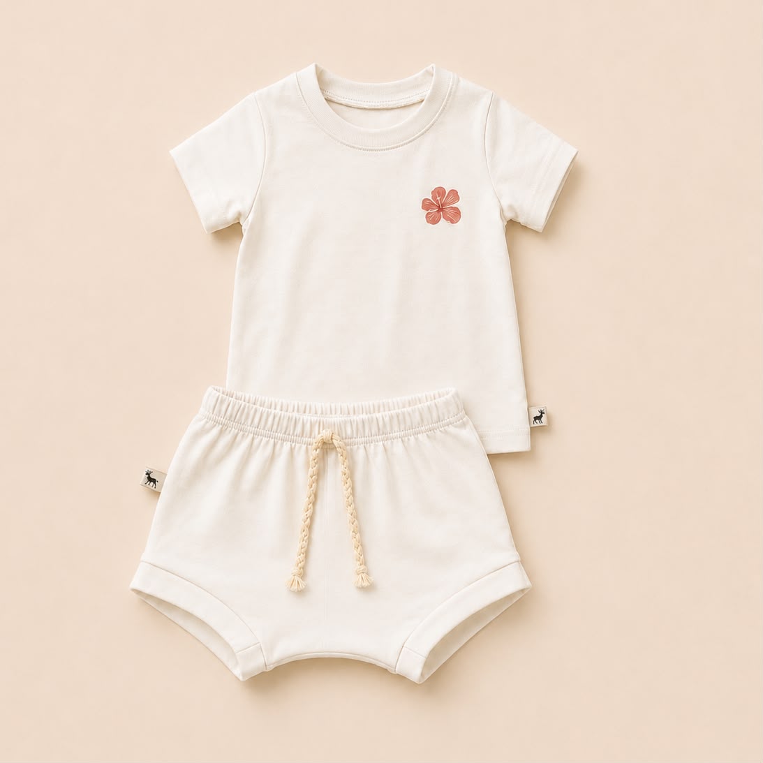 Conjunto Bebê Confort Flora Beach Off White