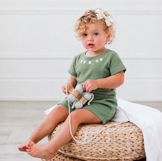 Conjunto Bebê Confort Floral Green