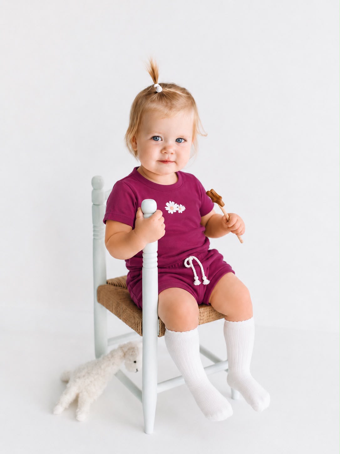 Conjunto Bebê Confort Flower Bordo
