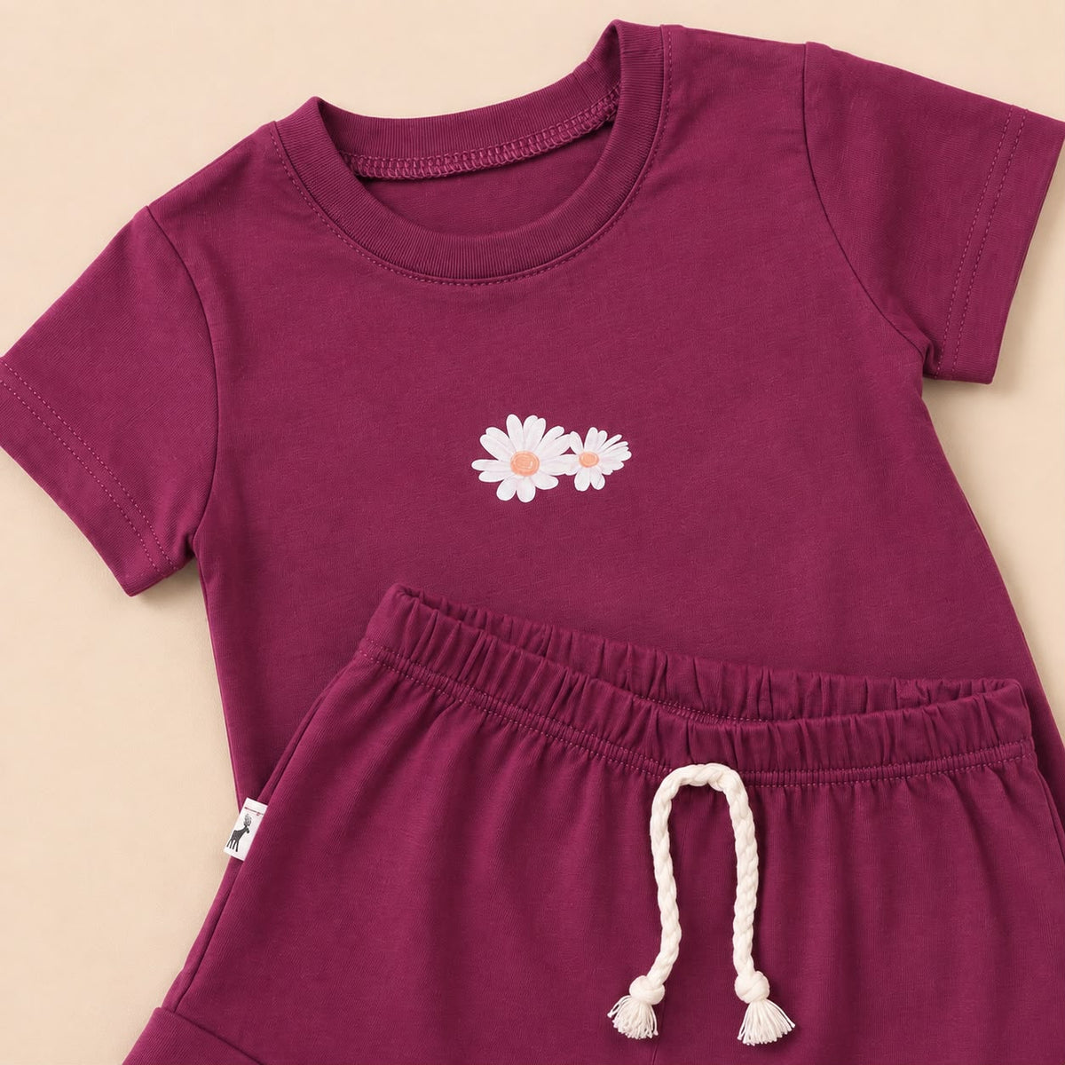 Conjunto Bebê Confort Flower Bordo