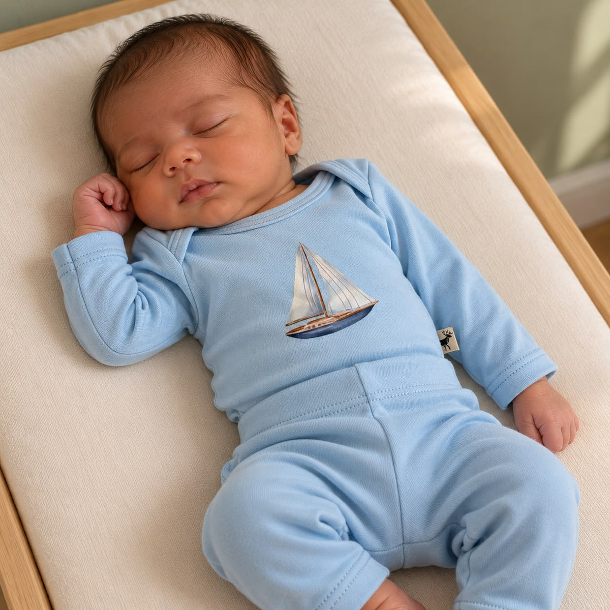 Conjunto Bebe Algodão Navy Blue