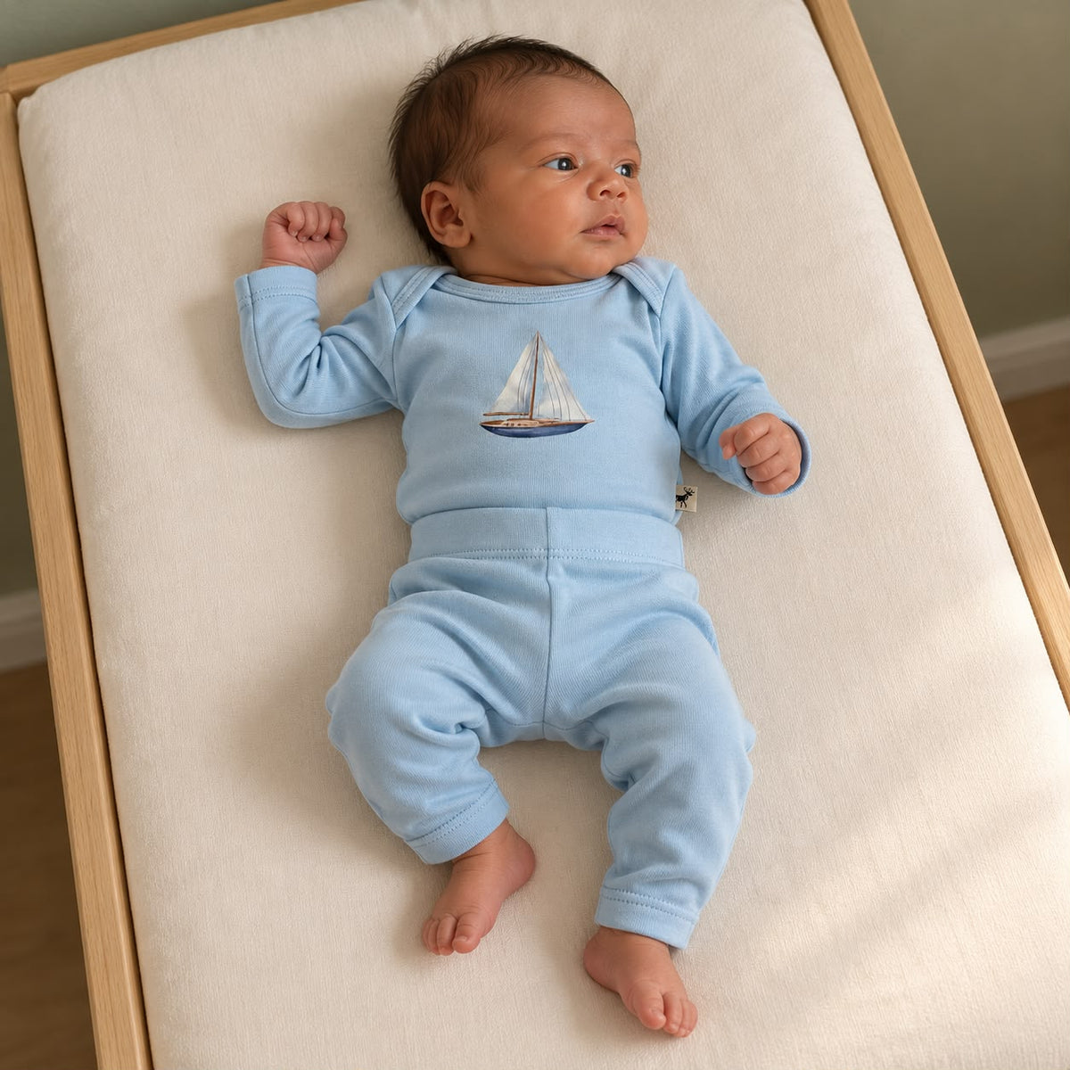 Conjunto Bebe Algodão Navy Blue