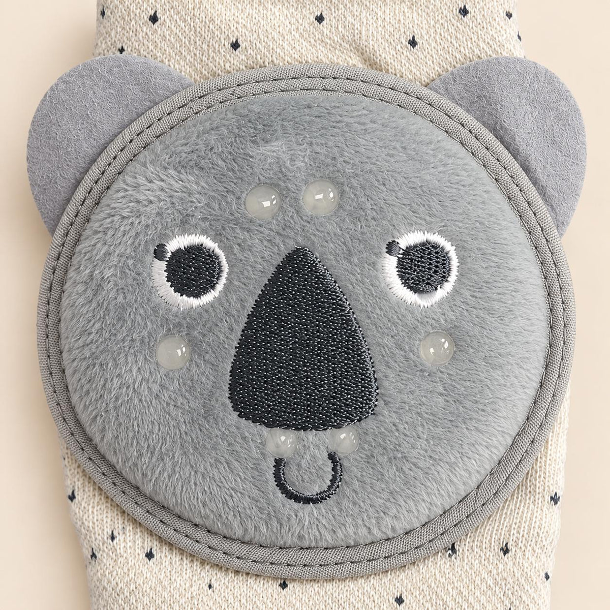 Rodillera antifricción para bebé, protección para gatear Koala