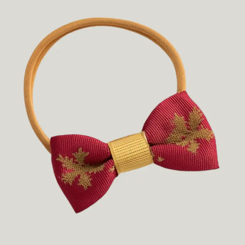 acessório de cabelo natalino para bebê e mamãe

