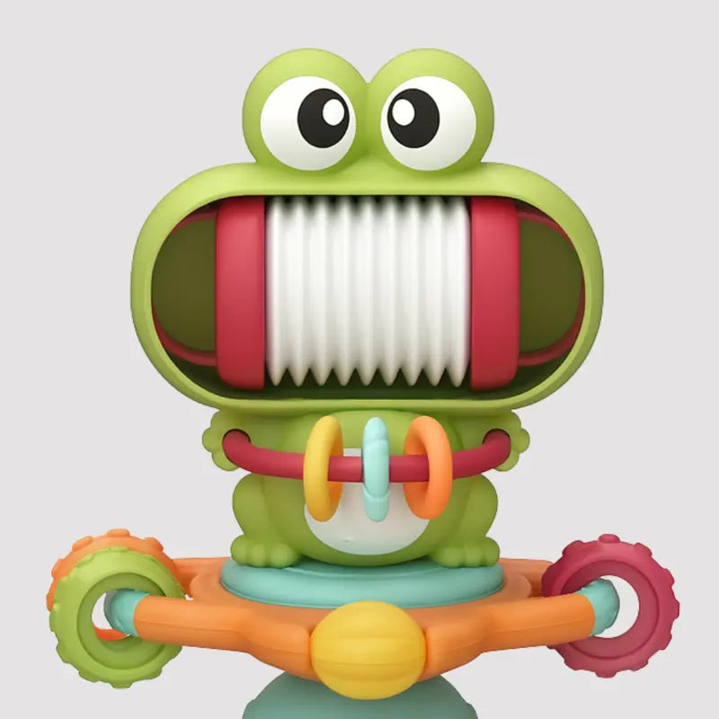 brinquedo bebê sapinho musical de estímulo inteligente