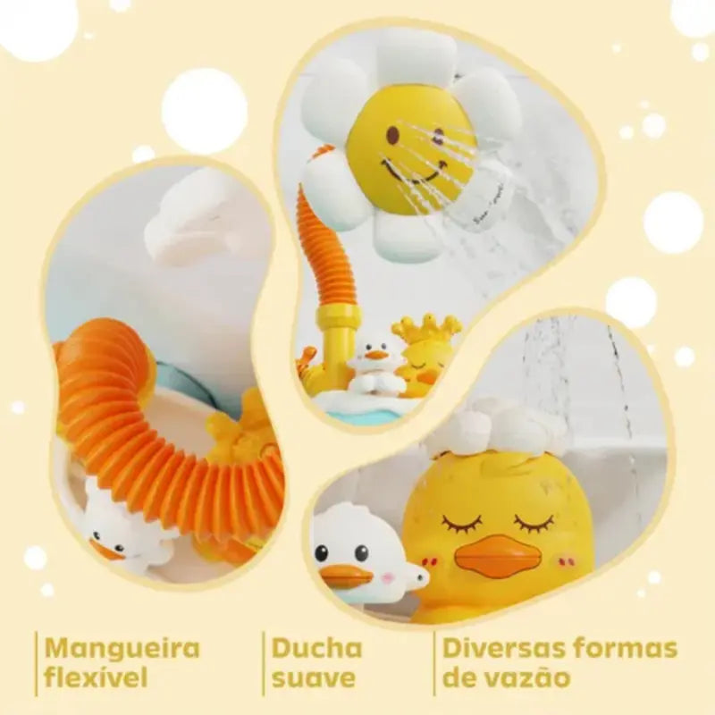 brinquedo educativo e divertido para banho com ventosa

