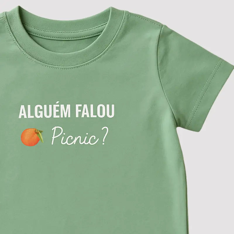 camiseta bebê para passeio ou ensaio com frase criativa

