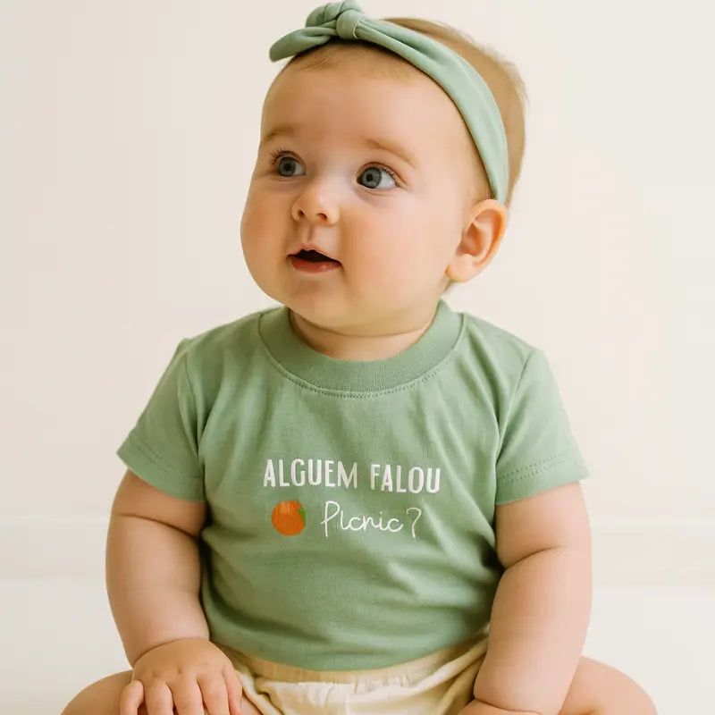 camiseta divertida e confortável para bebês meninos e meninas


