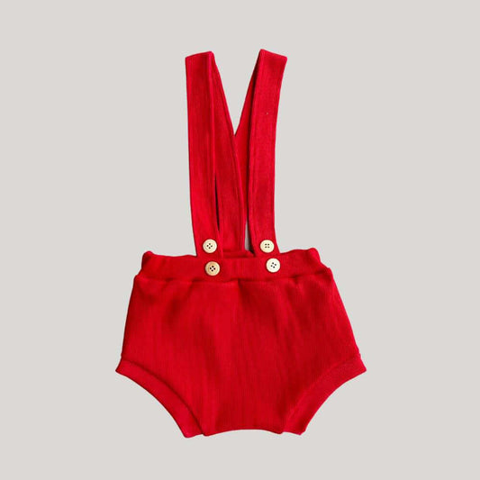 Short Suspensorio Bebê Vermelho