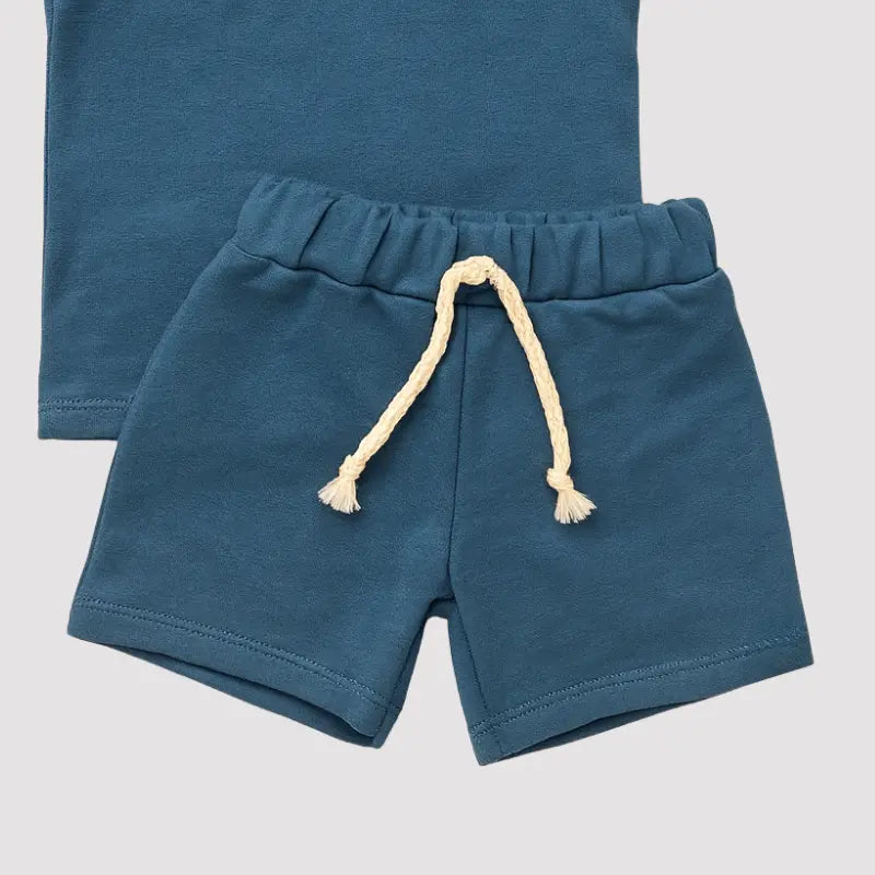 conjunto bebê azul ocean fresquinho para o verão