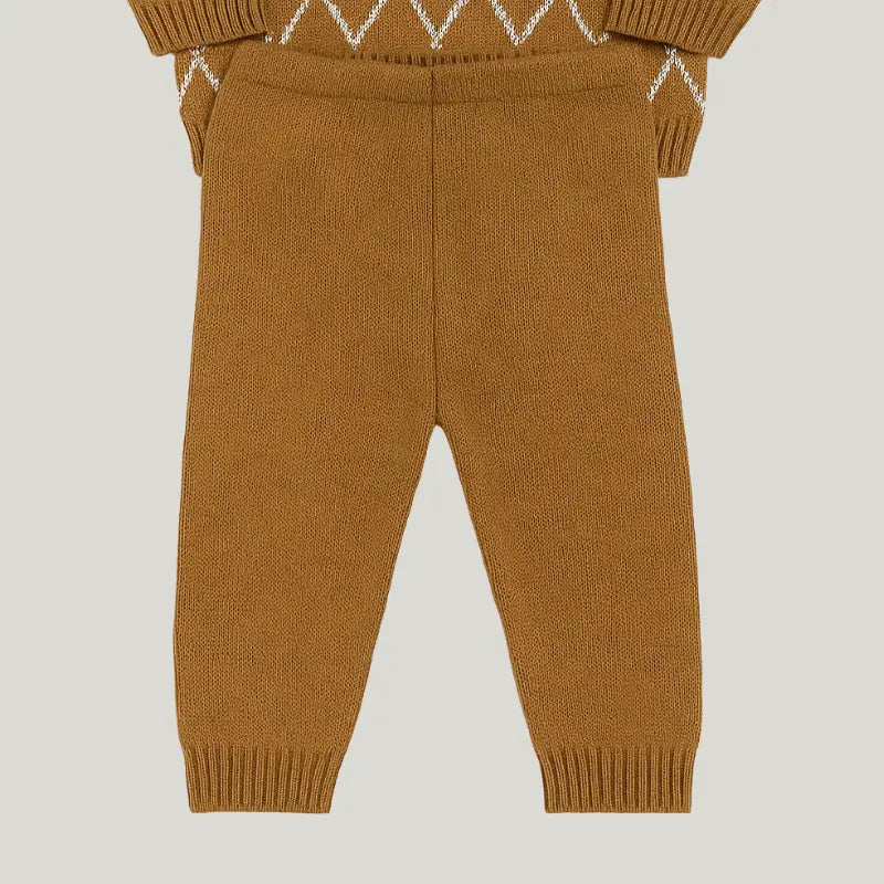 conjunto de inverno macio e elegante para bebê

