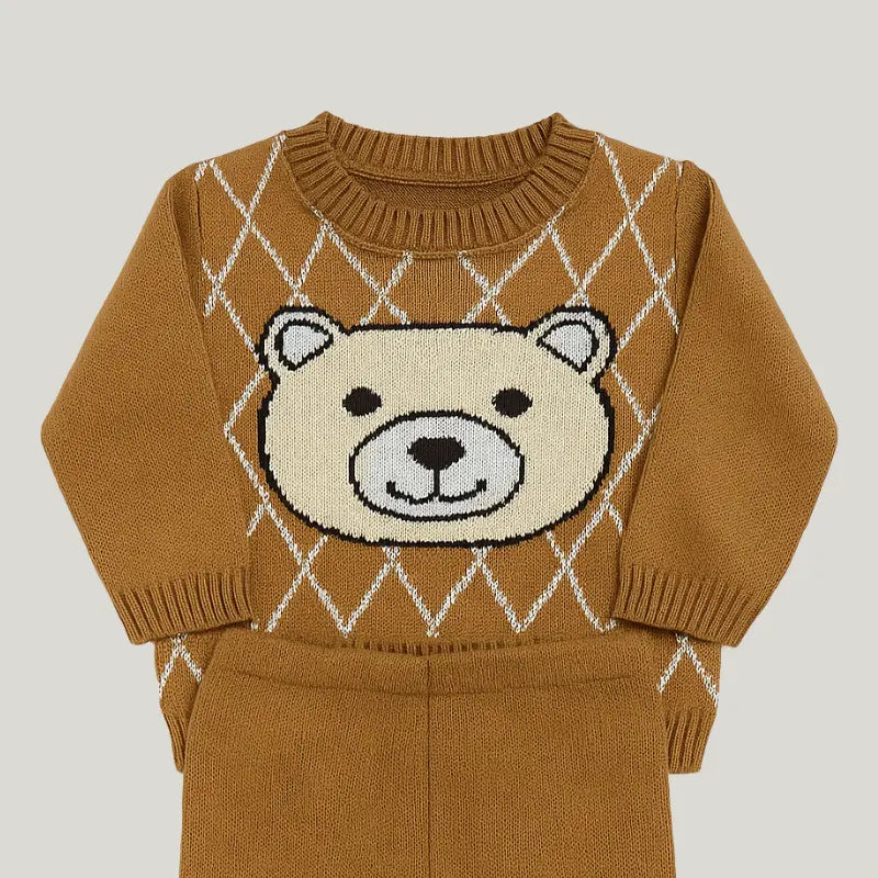 conjunto temático de ursinho para bebê menino

