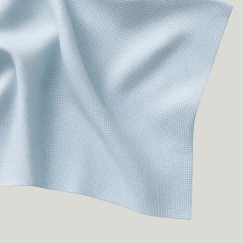 cueiro de algodão com estampa xadrez azul para bebê

