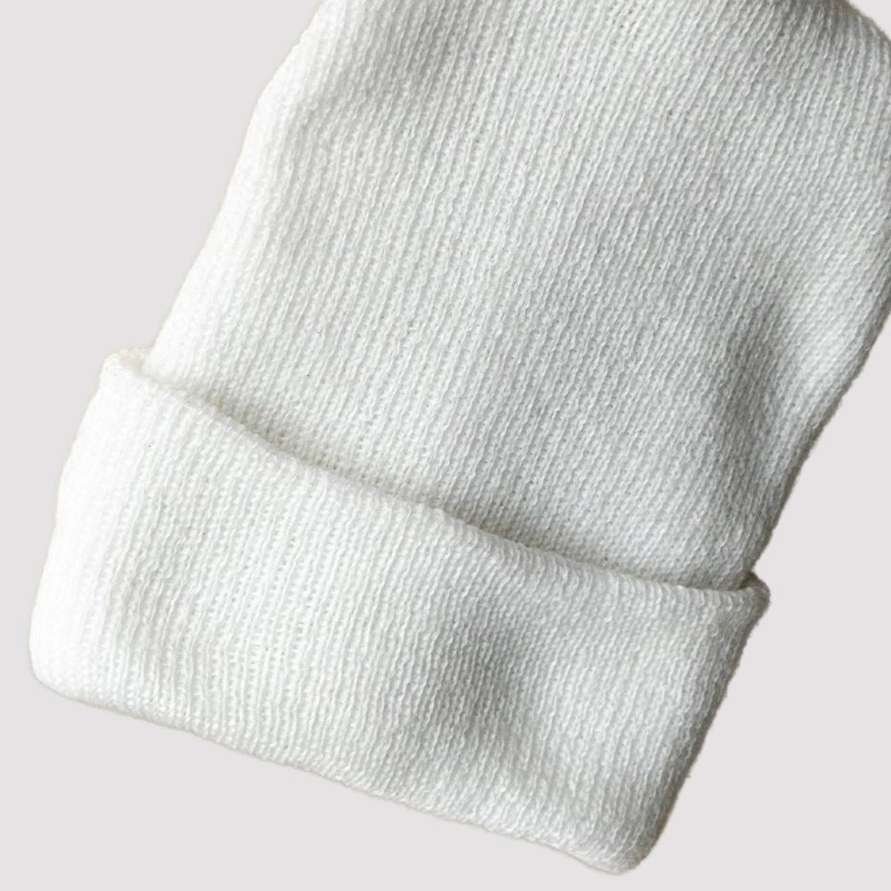 Touca Tricot Bebê Off White