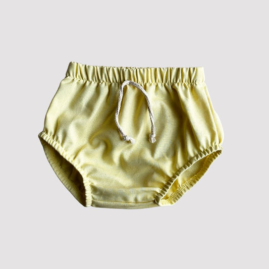 Tapa Fralda Bebê em Linho Yellow