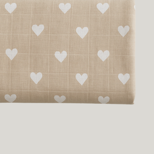 Swaddle Bebê Algodão Amour Bege