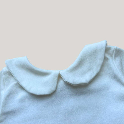 Camisa Bebê Gola Redonda Off White