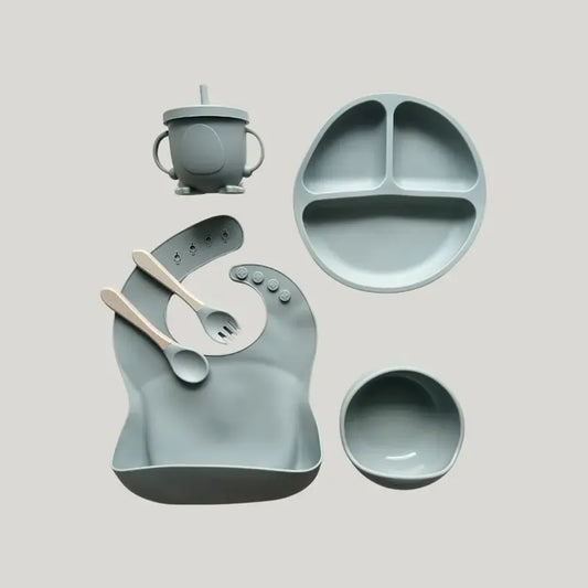 kit-alimentacao-bebe-6-pecas-silicone-cinza-moose-kids