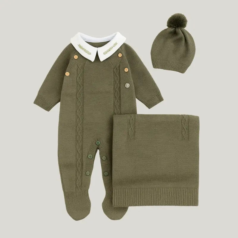 kit-saida-maternidade-menino-tricot-4-pecas-nature-verde-musgo