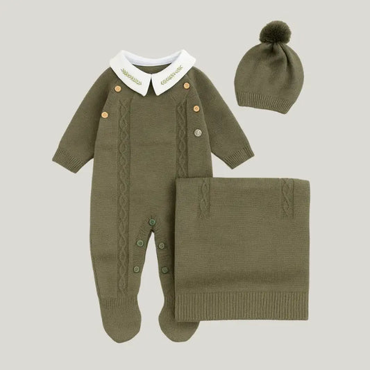 kit-saida-maternidade-menino-tricot-4-pecas-nature-verde-musgo