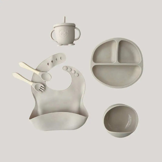 kit hora do papá de silicone nude para bebê

