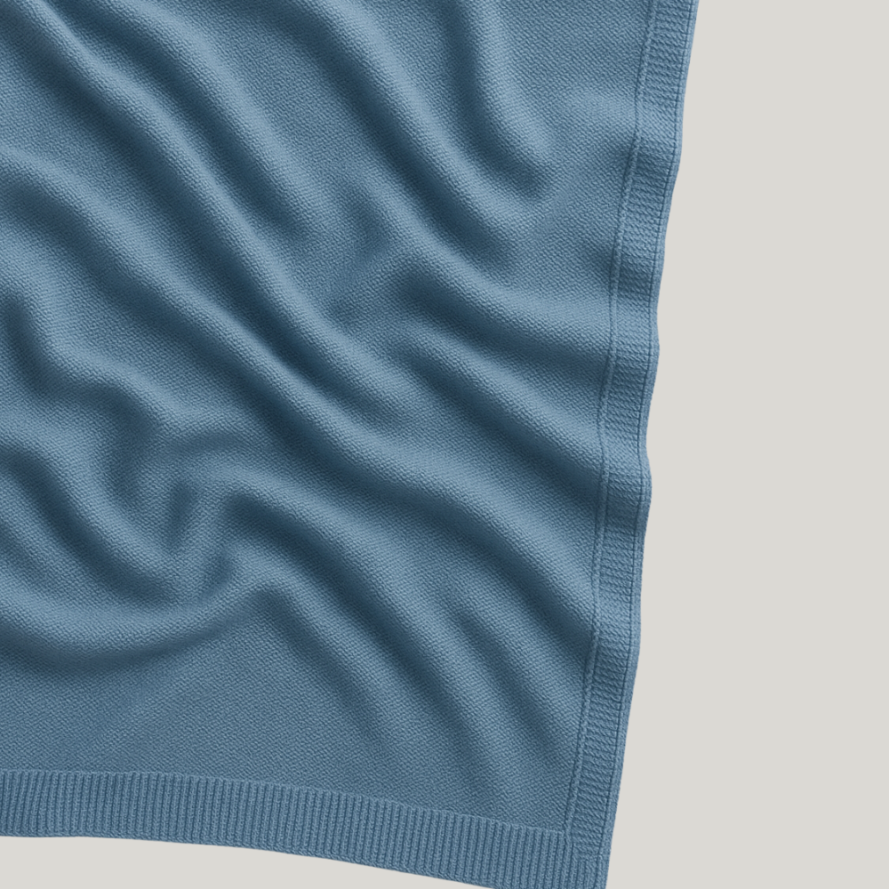 Kit Saída Maternidade Menino Tricot 3 Peças Vicent Blue